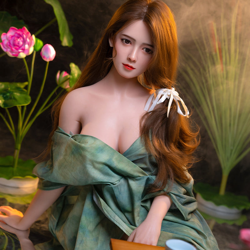 Solid silicone doll - Non-inflatable men's adult female doll adult sex figurine-Guaner