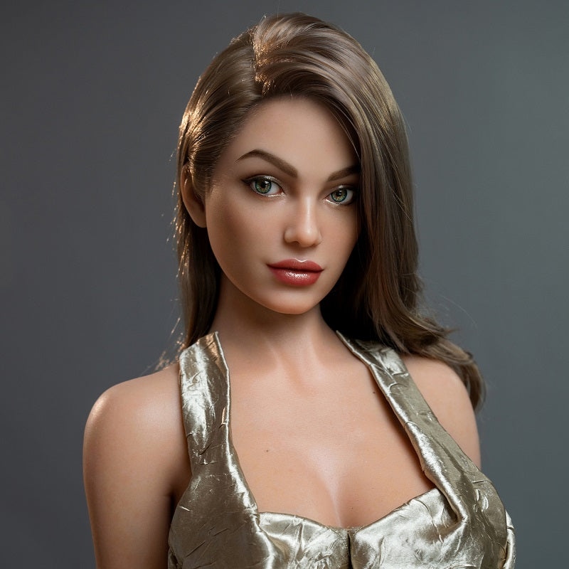 Solid silicone doll - Non-inflatable men's adult female doll adult sex figurine-Bersa