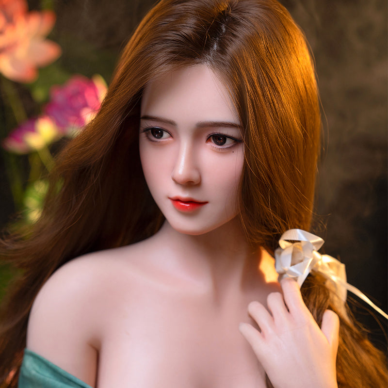 Solid silicone doll - Non-inflatable men's adult female doll adult sex figurine-Guaner
