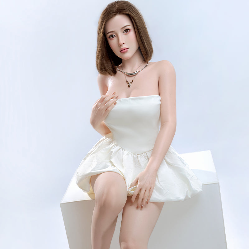 Solid silicone doll - Non-inflatable men's adult female doll adult sex figurine-Lydia