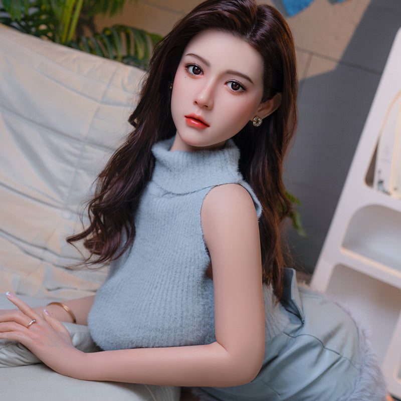 Solid silicone doll - Non-inflatable men's adult female doll adult sex figurine-Xina