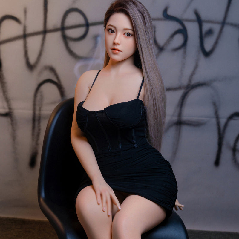 Solid silicone doll - Non-inflatable men's adult female doll adult sex figurine-Yumeng